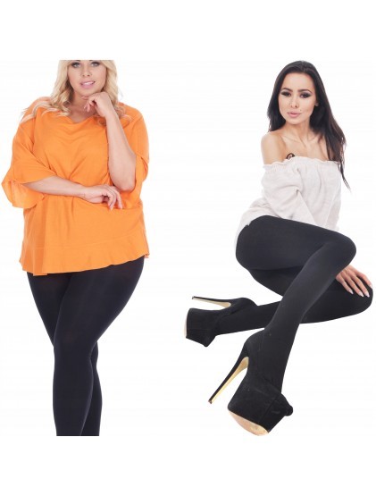 Orirose WŁOSKIE ciepłe grube RAJSTOPY 120den SIZE+