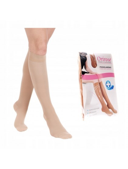 Orirose PODKOLANÓWKI PRZECIWŻYLAKOWE 23-32mmHg L/X