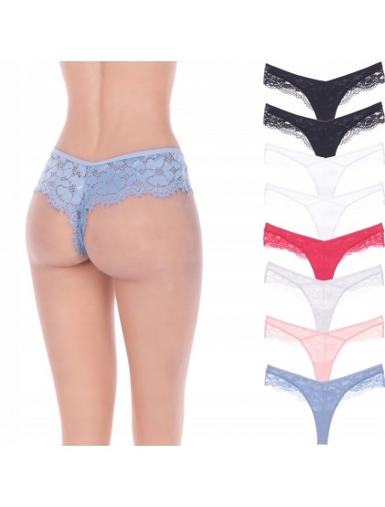 Orirose KOMPLET sexy MAJTKI damskie STRING KORONKA