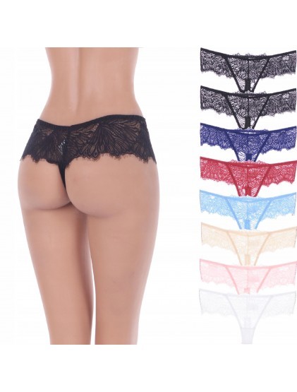 KOMPLET MAJTKI damskie sexy STRING KORONKA Orirose